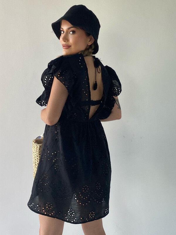 Kadın Siyah Fisto Pareo 