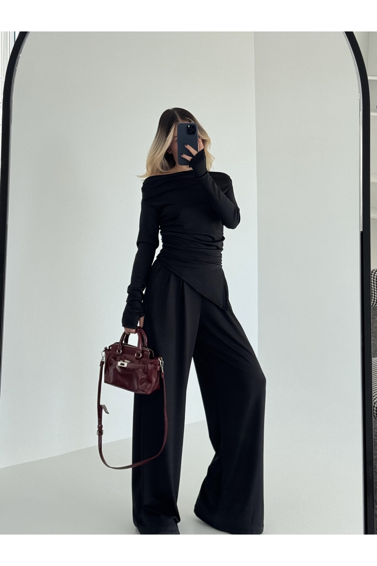 Asimetrik Modal Takım Siyah