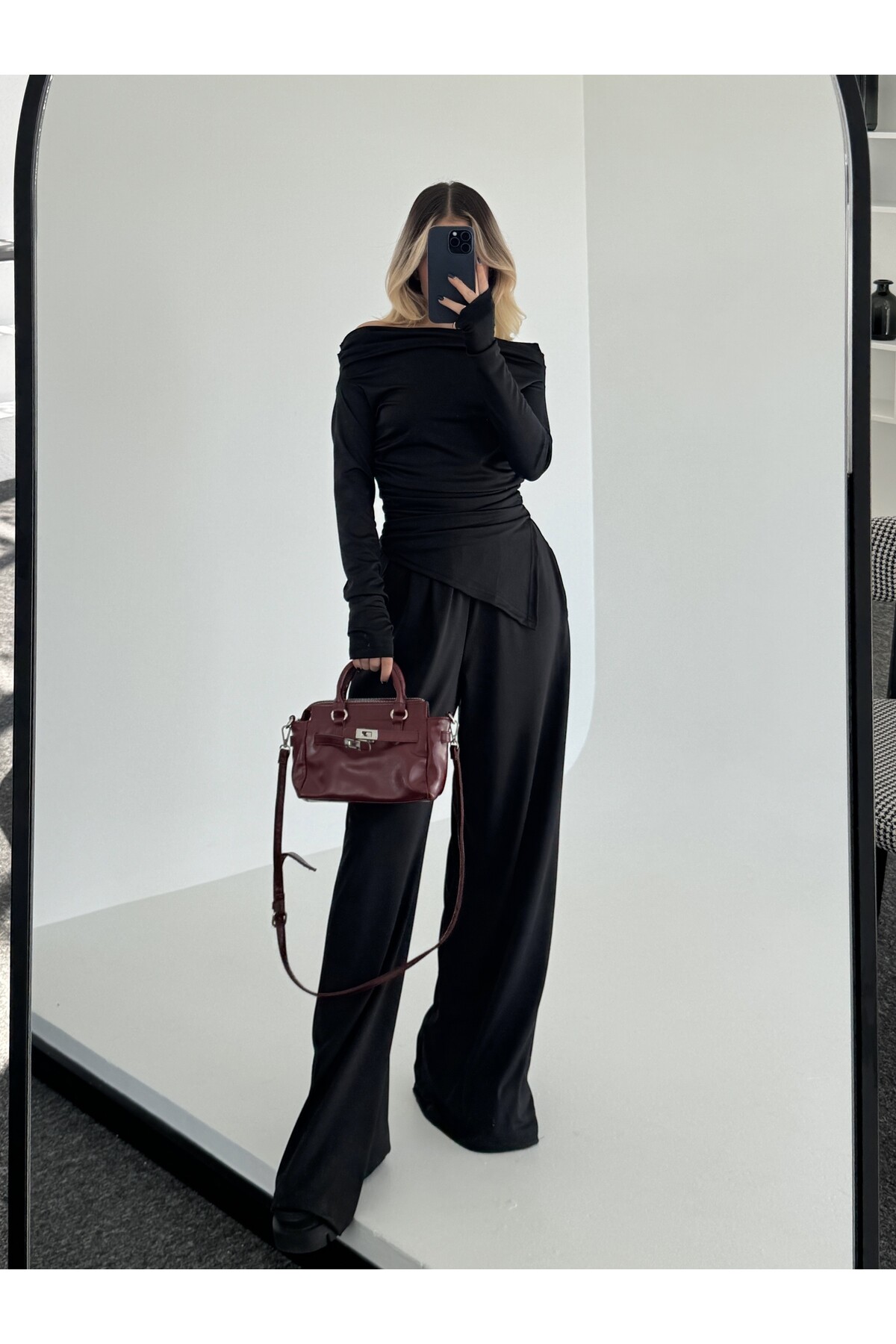 Asimetrik Modal Takım Siyah