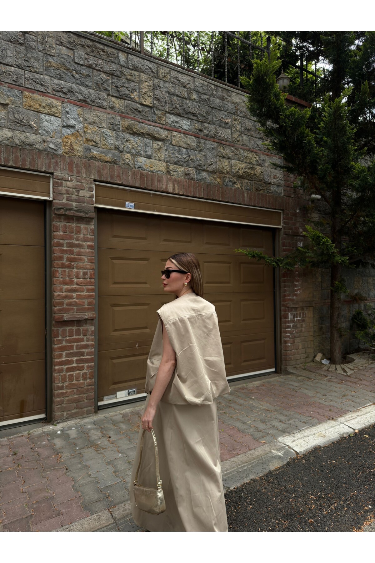 Kadın Astarlı Yelek Etek Takım