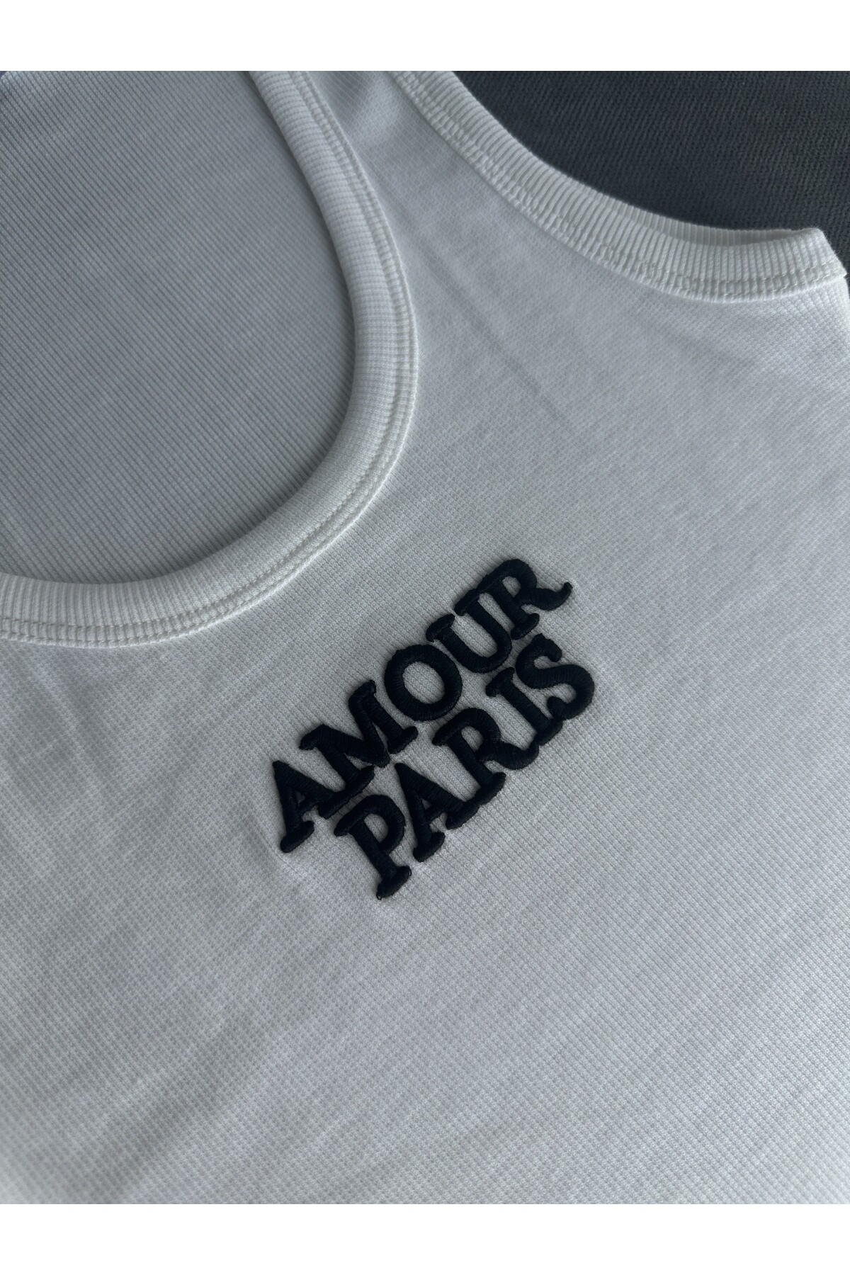 Kadın Ekru Amour Paris Fitilli Atlet  