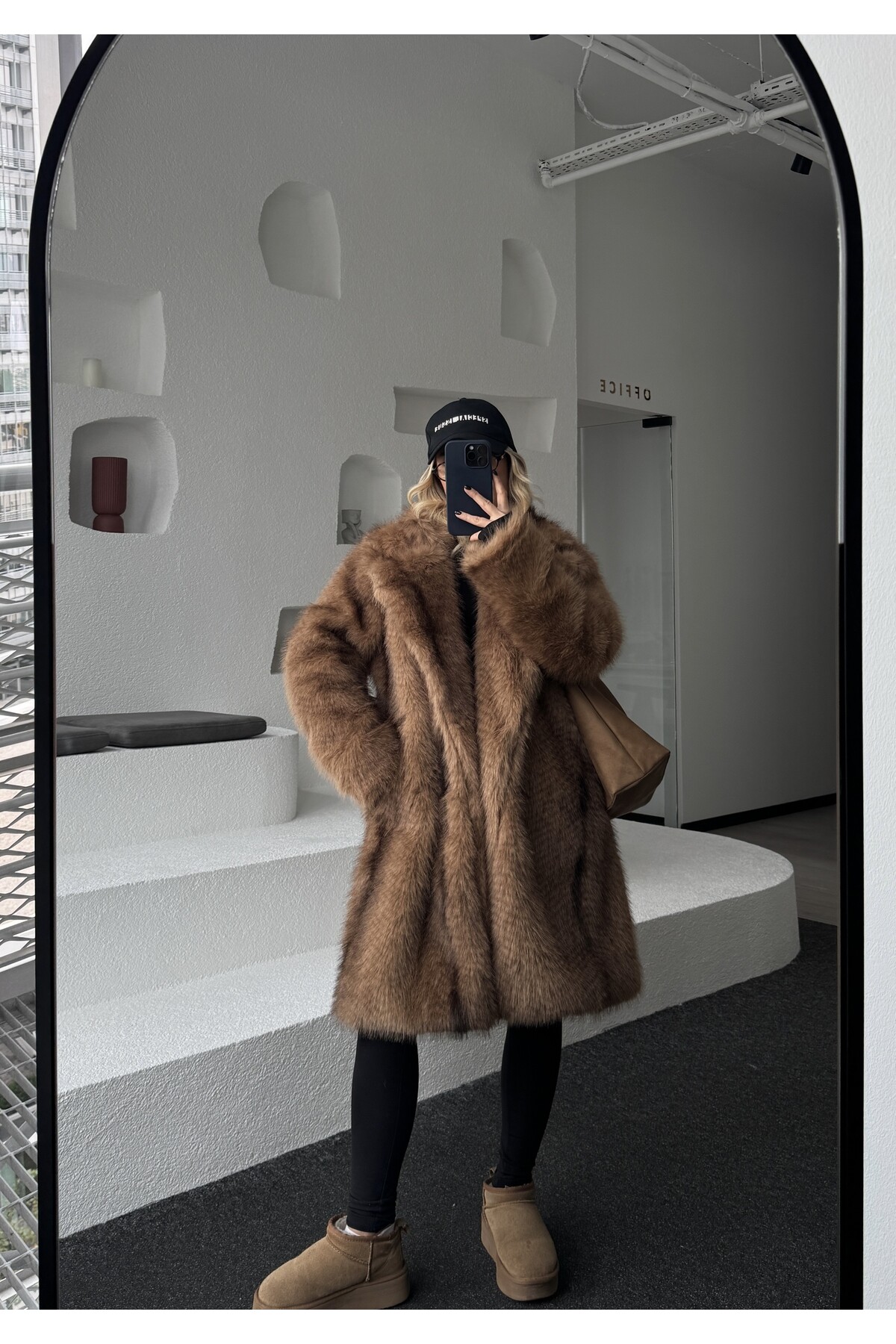 Kahve Uzun İthal premİum Kürk