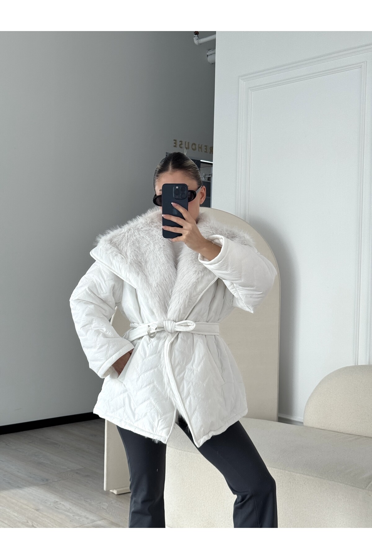 Premium Kürk Yakalı Mont