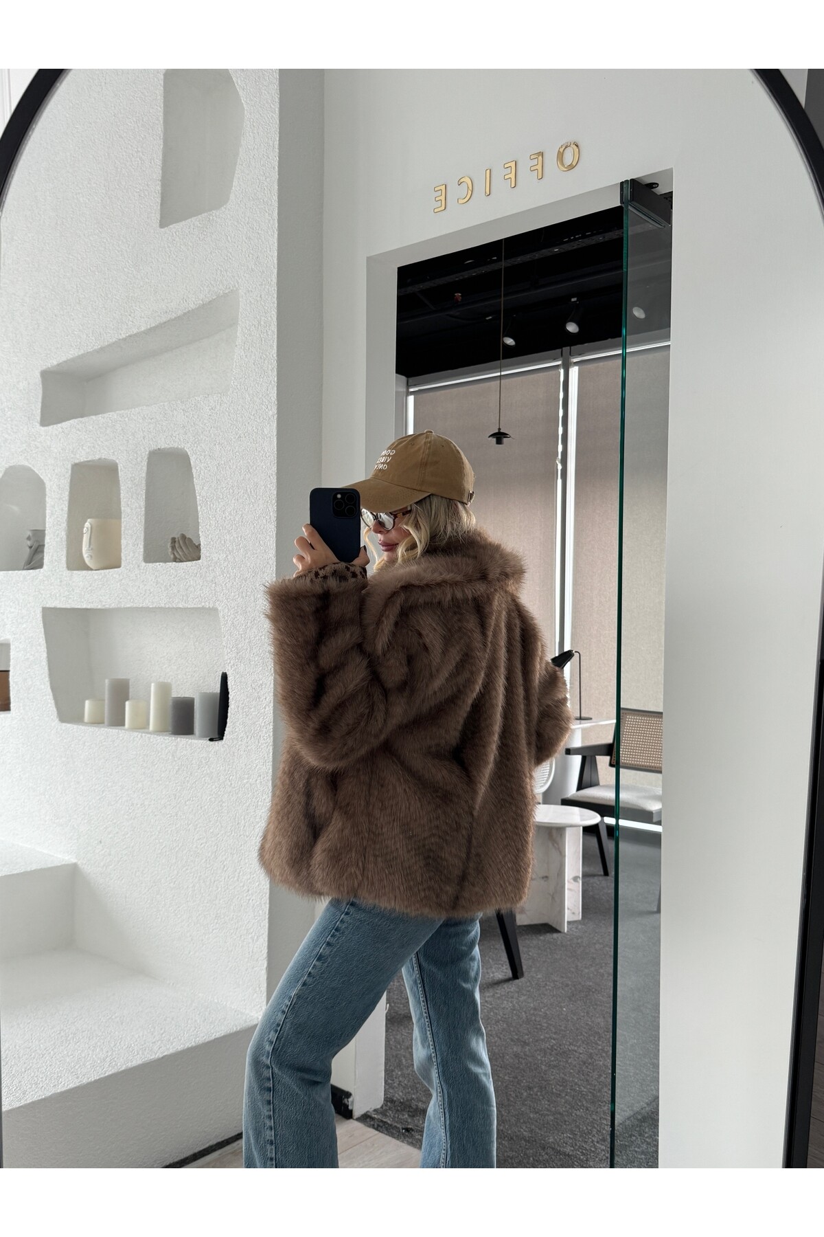 Vizon Kısa İthal Premium Kürk