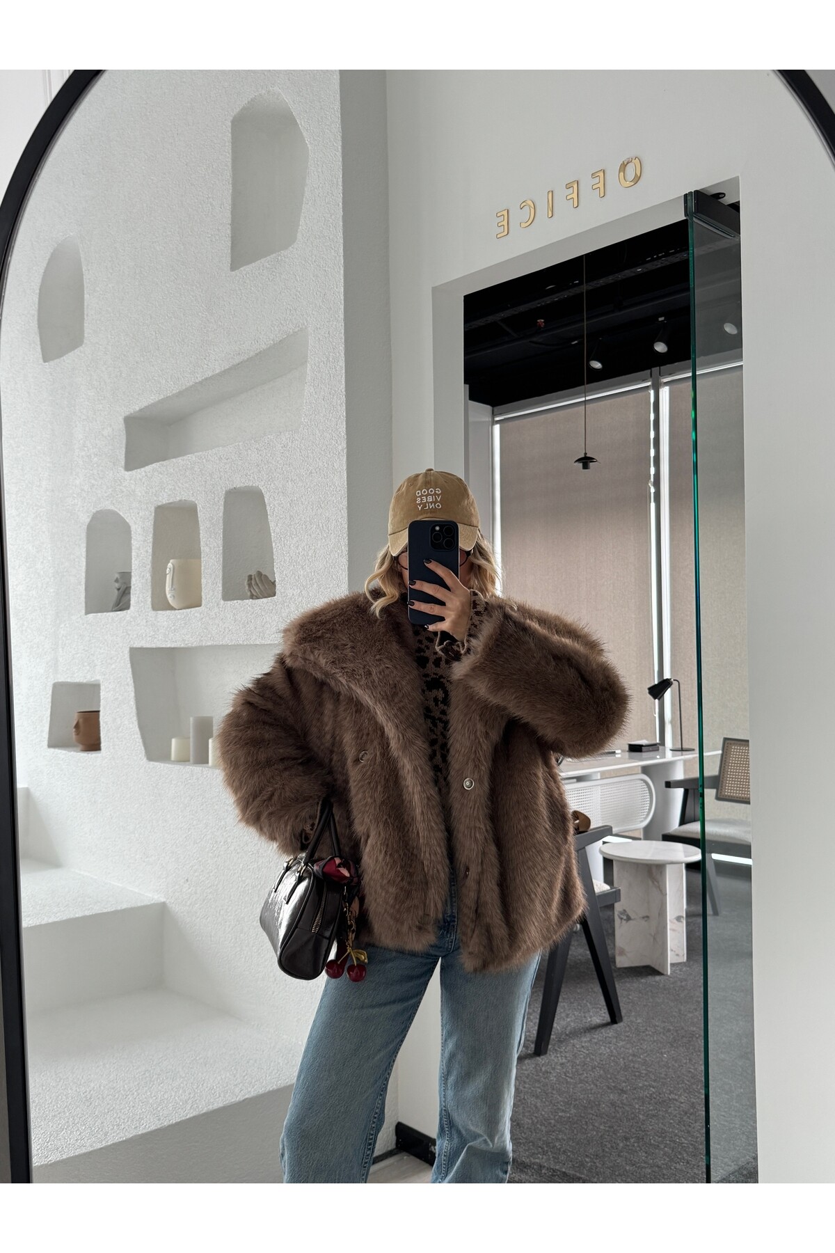 Vizon Kısa İthal Premium Kürk